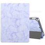 Mobigear Tri-Fold Marble iPad 8 (2020) Hülle Klapphülle + Stifthalter - Lila