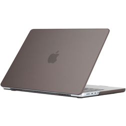 Mobigear Glossy MacBook Pro 16 Zoll (2021-2026) Hardcase Hülle MacBook Case - Grau - Model A2485 / A2780 / A2991 / A3186 / A3428 / A3429