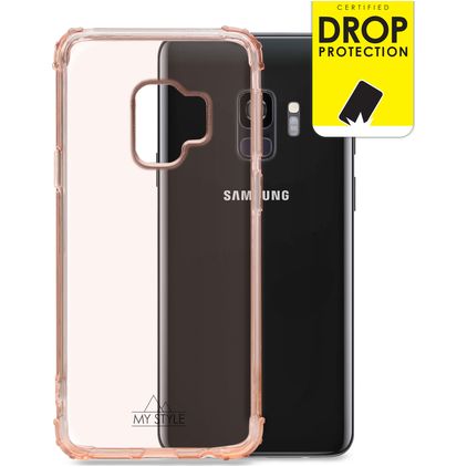 My Style Protective Flex Samsung Galaxy S9 Hülle Flexibles TPU Backcover Stoßfest - Soft Pink