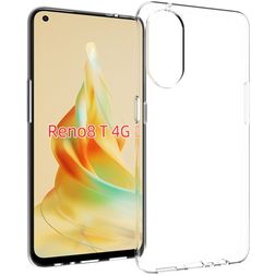 Mobigear Basics Durchsichtig OPPO Reno 8T 4G Hülle Flexibles TPU Backcover - Transparent