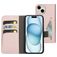 Mobiparts Classic Wallet iPhone 15 Hülle Klapphülle Geldbörse - Pink
