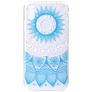 Mobigear Design iPhone XS Max Hülle Flexibles TPU Backcover - Mandala Blau