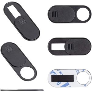 Mobigear Essentials Webcam Abdeckung Privatsphäre Schieberegler - Schwarz