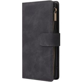 Mobigear Zipper Samsung Galaxy A71 Hülle Klapphülle Geldbörse - Schwarz Mobigear Zipper Samsung Galaxy A71 Hülle Klapphülle Geldbörse - Schwarz