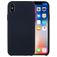 Mobigear Colors iPhone X Silikon Hülle Backcover - Dunkelblau