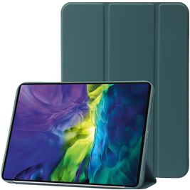Mobigear Tri-Fold Gel iPad 11 (2025) Hülle TPU,Kunstleder Klapphülle - Grün