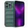 Mobigear Bumpy iPhone 14 Pro Max Hülle Flexibles TPU Backcover - Grün