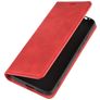 Mobigear Retro Slim POCO F2 Pro Hülle Klapphülle Geldbörse - Rot