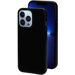 Mobiparts Classic iPhone 13 Pro Hülle Flexibles TPU Backcover - Schwarz