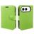 Mobigear Classic iPhone Duo Hülle Klapphülle Geldbörse - Grün
