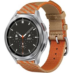 Mobigear Loop Nylon Smartwatch Armband Dornschließe - 22-mm-Universalanschluss - Orange