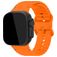 Mobilize Buckle Silikon Apple Watch Armband Dornschließe - 42/41/40/38 mm - Orange