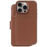 Decoded Detachable Wallet iPhone 16 Pro Max MagSafe Hülle Echtes Leder Abnehmbare 2in1 Klapphülle Geldbörse - Tan