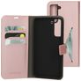 Mobiparts Classic Wallet Samsung Galaxy S21 FE Hülle Klapphülle Geldbörse - Pink