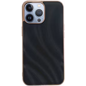 Mobigear Wavy iPhone 14 Pro Max Hülle Hardcase Backcover - Schwarz