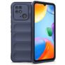 Mobigear Bumpy Xiaomi Redmi 10C Hülle Flexibles TPU Backcover - Dunkelblau