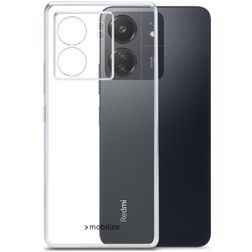 Mobilize Gelly Durchsichtig Xiaomi Redmi 13C Hülle Flexibles TPU Backcover - Transparent