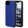 Mobiparts Classic iPhone 16e MagSafe TPU / Kunstleder Backcover - Sapphire Blue