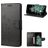 Mobigear Butterfly OnePlus 10T Hülle Klapphülle Geldbörse - Schwarz