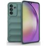 Mobigear Bumpy Samsung Galaxy A56 Hülle Flexibles TPU Backcover - Dark Green