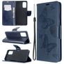 Mobigear Butterfly Samsung Galaxy S20 Plus Hülle Klapphülle Geldbörse - Blau
