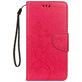 Mobigear Flowers iPhone XS Max Hülle Klapphülle Geldbörse - Magenta