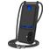Mobigear Lanyard Card iPhone 16 Silikon Handykette mit Kartenhalter - Schwarz