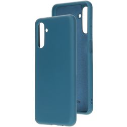 Mobiparts Samsung Galaxy A13 4G Silikon Hülle Backcover - Blueberry Blue