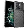 Mobigear Groove OnePlus 10T Hülle Flexibles TPU Backcover - Schwarz