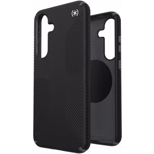 Speck Presidio2 Grip Magnet Samsung Galaxy S25 Plus MagSafe Hülle Hardcase Backcover Stoßfest - Schwarz