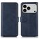Mobigear Wallet iPhone 17 Pro Max Hülle Klapphülle Geldbörse - Blau