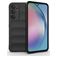 Mobigear Bumpy Samsung Galaxy A55 Hülle Flexibles TPU Backcover - Schwarz