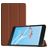Mobigear Tri-Fold Lenovo Tab E7 Hülle Klapphülle - Braun