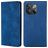 Mobigear Retro Slim OnePlus 10T Hülle Klapphülle Geldbörse - Blau