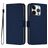 Mobigear Urban Wallet iPhone 16 Pro Hülle Klapphülle Geldbörse - Marineblau