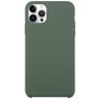 Mobigear Rubber Touch iPhone 15 Pro Silikon Hülle Backcover - Grün