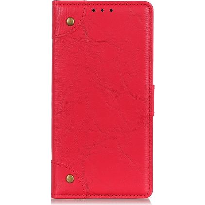 Mobigear Ranch Huawei P40 Pro Hülle Klapphülle Geldbörse - Rot