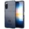 Mobigear Rugged Shield Sony Xperia 10 III Hülle Flexibles TPU Backcover Stoßfest - Blau