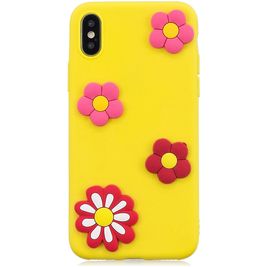 Mobigear Design iPhone XS Max Hülle Flexibles TPU Backcover - Gänseblümchen Mobigear Design iPhone XS Max Hülle Flexibles TPU Backcover - Gänseblümchen