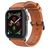 Dux Ducis Business Leder Apple Watch Armband Dornschließe - 49/46/45/44 mm - Cognac