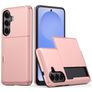 Mobigear Card Samsung Galaxy S26 Plus Hülle Hardcase Backcover Stoßfest mit Kartenhalter - Roségold