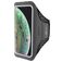 Mobiparts Comfort Fit Handyhalterung Joggen iPhone XS Sporthülle Neopren Sportarmband - Schwarz