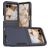 Mobigear Heavy Armor Motorola Razr 50 Hülle Hardcase Backcover Stoßfest - Dunkelblau