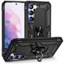 Mobigear Armor Ring Samsung Galaxy S23 Plus Hülle Hardcase Backcover Stoßfest mit Ringhalter - Schwarz