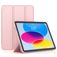 Mobigear Tri-Fold Gel iPad 10 (2022) Hülle TPU,Kunstleder Klapphülle - Pink