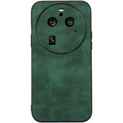 Mobigear Fabric OPPO Find X6 Pro Hülle Hardcase Backcover - Grün