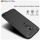 Mobigear Brushed Slim Motorola Moto G7 Play Hülle Flexibles TPU Backcover - Rot