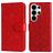 Mobigear Sunflower Samsung Galaxy S26 Ultra Hülle Klapphülle Geldbörse - Rot
