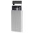 Mobiparts Cardprotector Aluminium Kartenhalter - 6 Karten - MagSafe-kompatibel - Silber