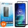 Mobigear Premium Motorola One Fusion Panzerglas Gehärtetes Glas Displayschutz - Hüllenfreundlich - Schwarz (2er Pack)